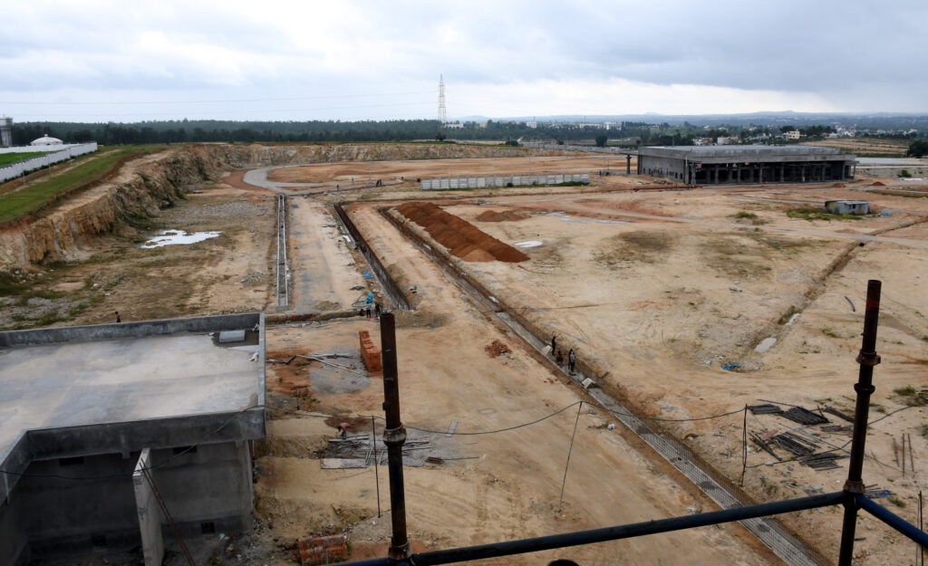 Latest visuals from an under-construction Hassan airport.