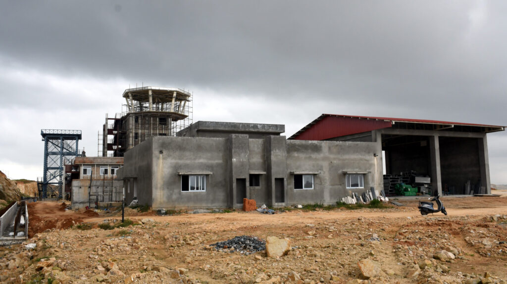 Latest visuals from an under-construction Hassan airport.
