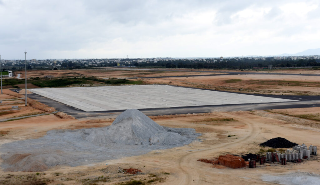 Latest visuals from an under-construction Hassan airport.