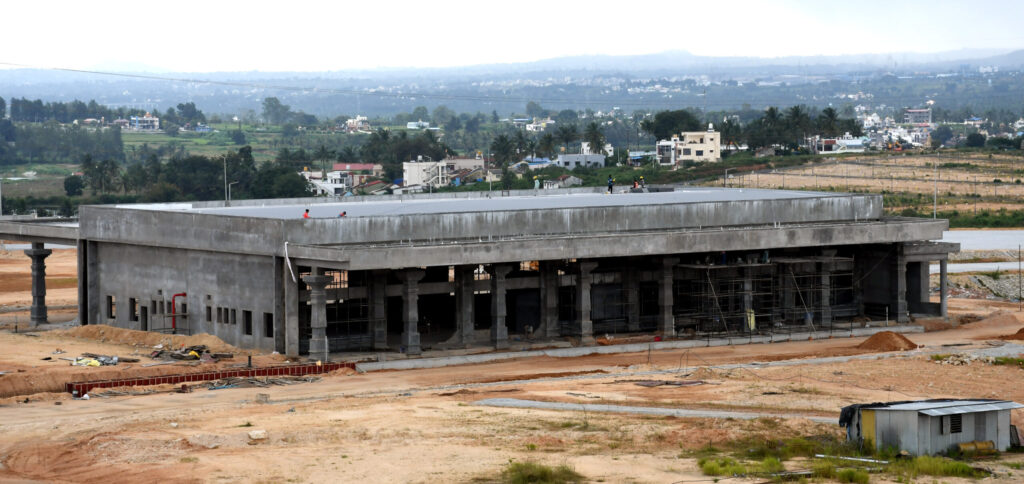 Latest visuals from an under-construction Hassan airport.