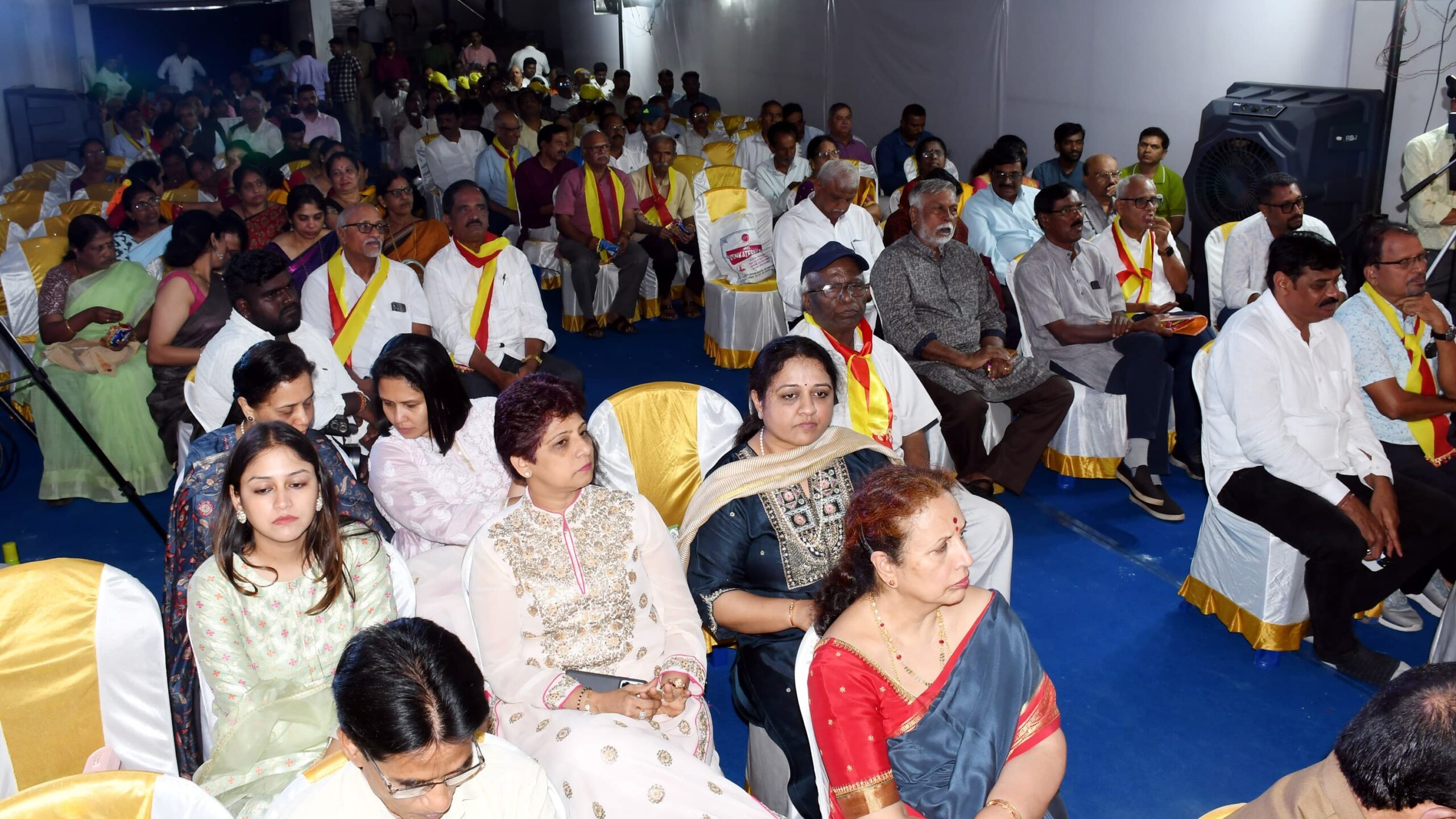 Visuals from the inauguration ceremony of Sapna Book House at Gandhi Circle in Hassan on Thursday.