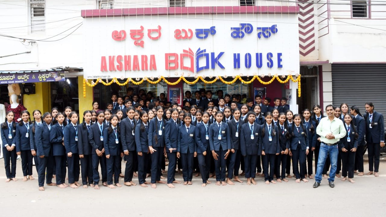 Visuals from the decadal anniversary celebrations of Akshara Book House in Hassan on Friday.