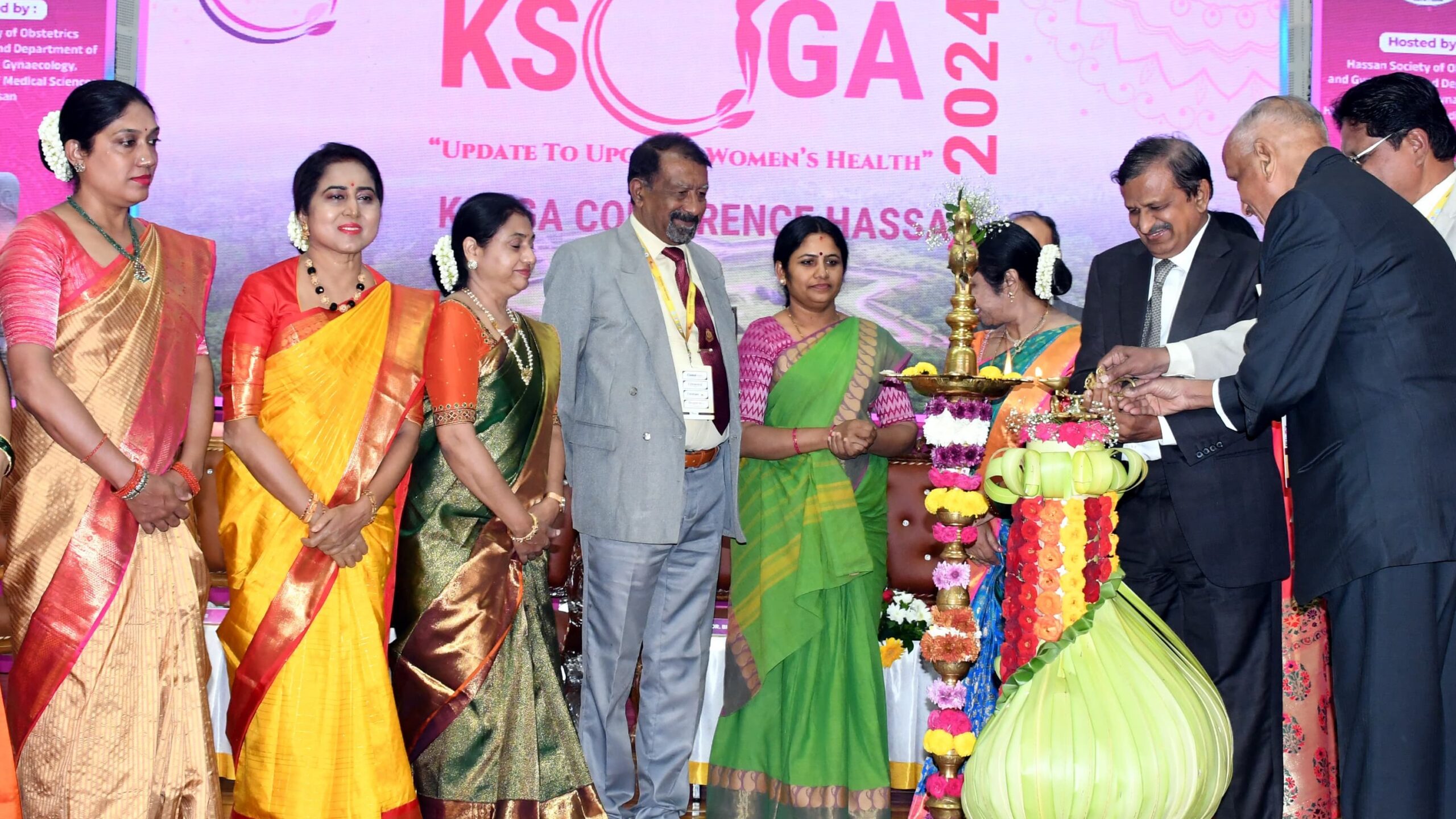 Visuals from the general conference of doctors in Hassan on Friday, with noted cardiologist Dr CN Manjunath being the chief guest.