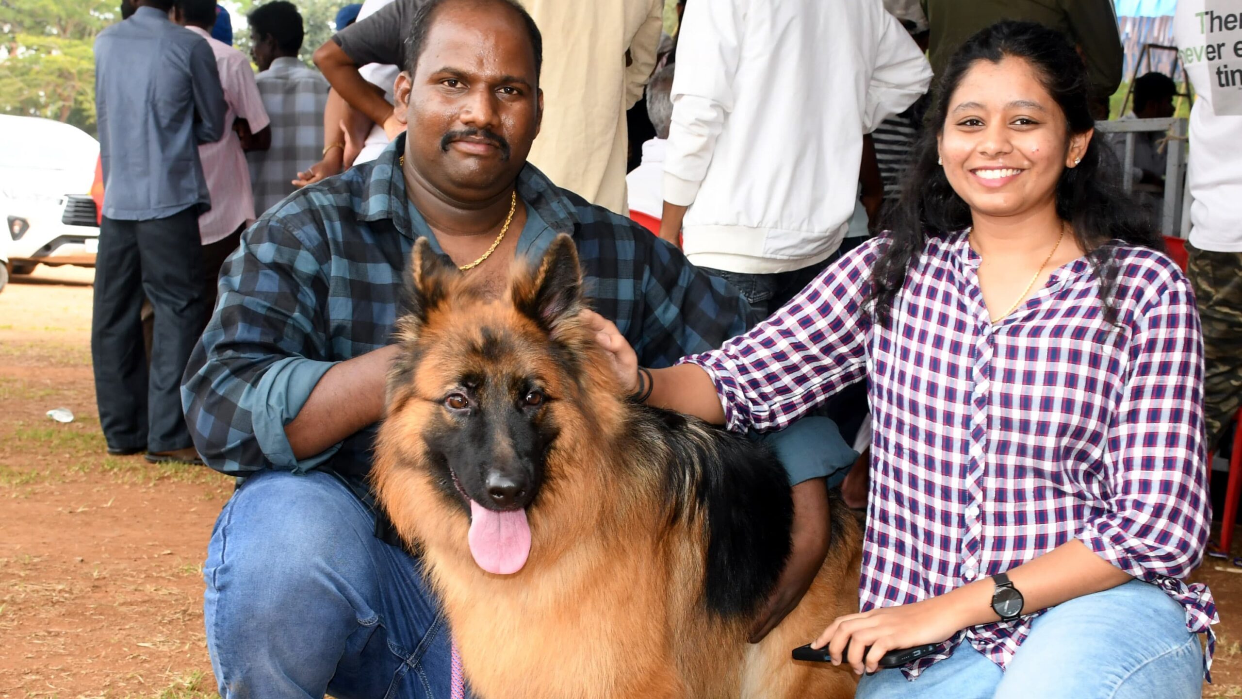 Visuals from the fifth dog show organised by the Kennel Club of Hassan on Monday.