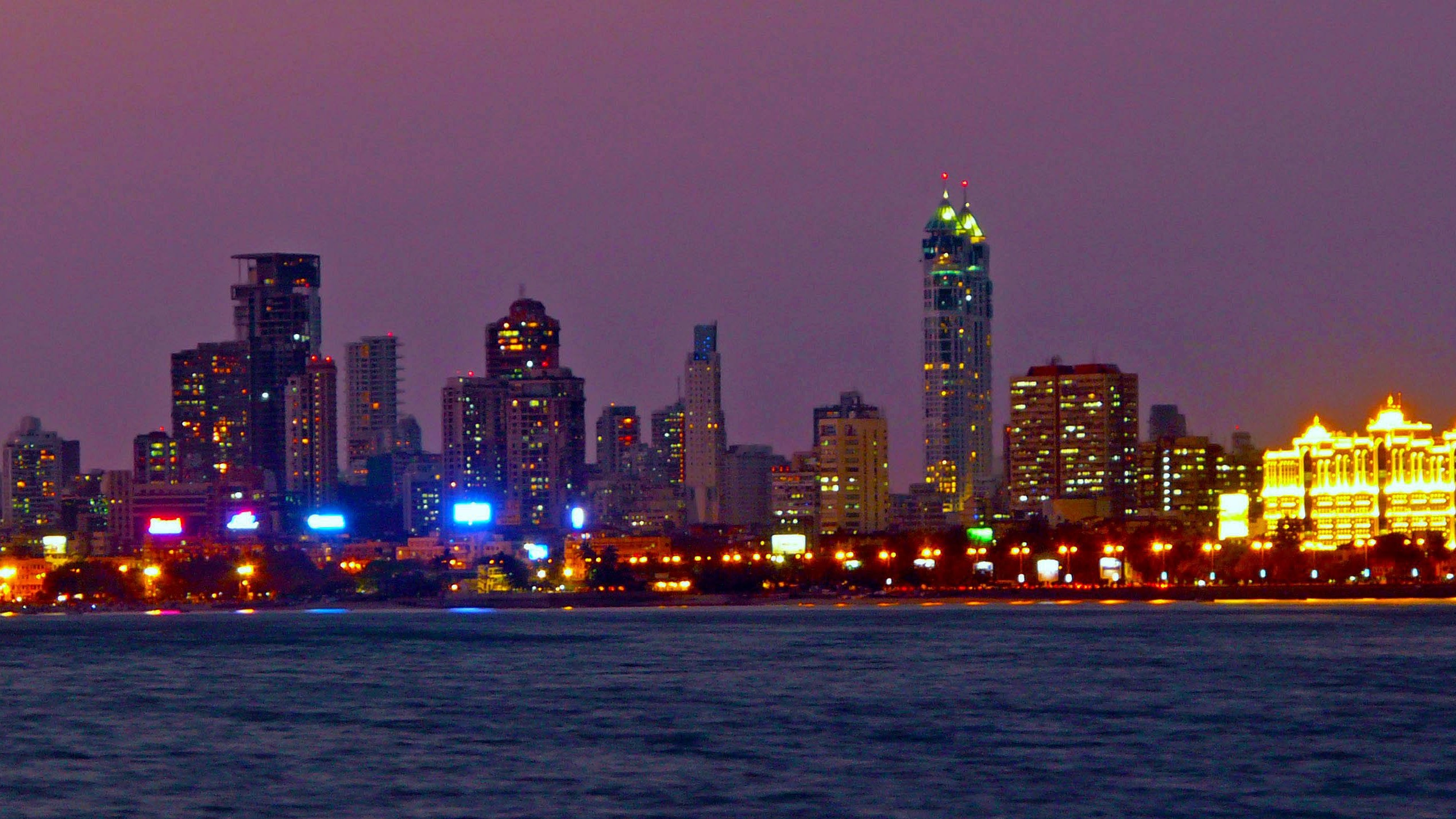 Skyline of an Indian city