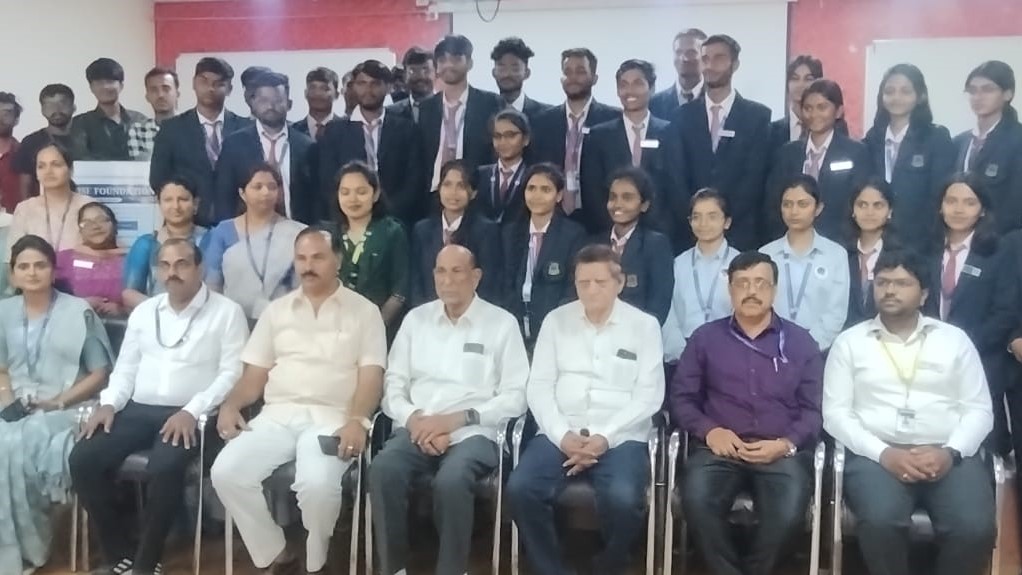 Students of Surana College, Bengaluru, at MCE Hassan.