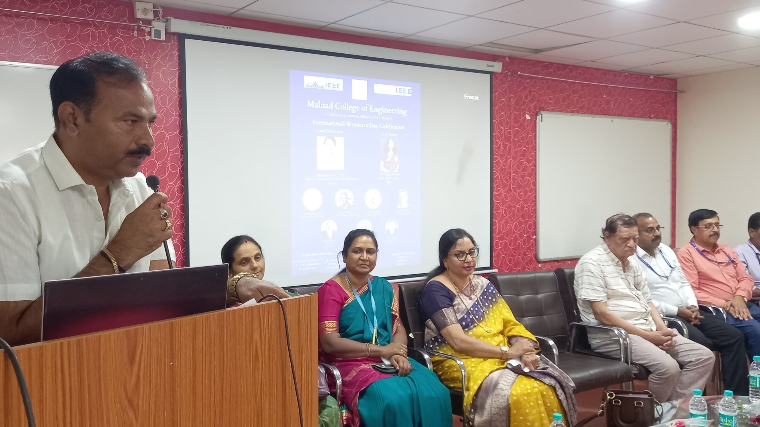 Visuals from the International Women's Day programme at Malnad College of Engineering, Hassan, on Saturday.