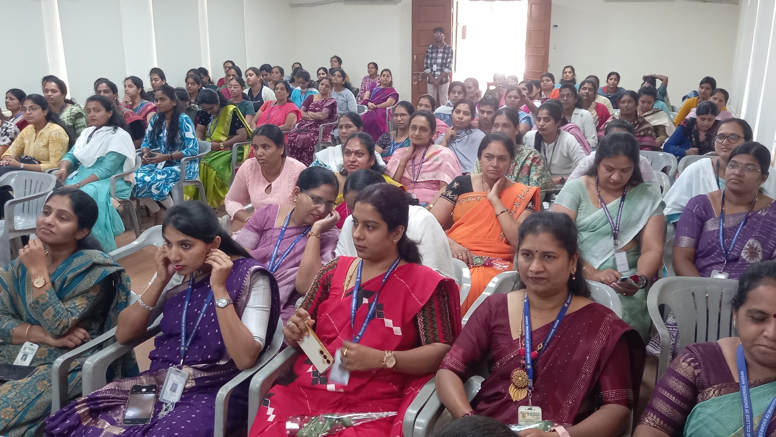 Visuals from the International Women's Day programme at Malnad College of Engineering, Hassan, on Saturday.